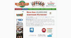 Desktop Screenshot of 123freesolitaire.com